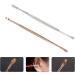SSWERWEQ Ear wax removal tool Stainless Steel Ear Pick Wax Remover Curette Ear Scoop Spoon Portable Double-ended Spiral Design Earwax Clean Tool Health Care (Color : Natural Color Size : 3pcs) 3pcs Natural Color - Buy Online on GoSupps.com