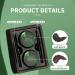 Timipoo Waterproof Gel Eyeliner Set - Black & Brown | Long Lasting, Smudge Proof | Includes 2 Brushes | Eye Makeup & Eyebrow Cream - Buy Online on GoSupps.com