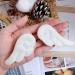Beaupretty Plush Angel Wing Hair Clips - 4 Pairs Cute Cartoon Hairpins for Girls & Women | Slipproof White & Pink - Buy Online on GoSupps.com