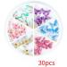 Nail Art Decorations 3D Colorful DIY Resin Jewelry Nail Art Rhinestones Decoration Nail Ornaments Diy Manicure Accessories 30PCS Style1 nail art decorations - Buy Online on GoSupps.com