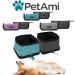 PetAmi Collapsible Dog Bowls 2 Pack - Portable Water & Food Bowl for Pets - Travel, Hiking, Camping - Outdoor Gear Accessories | Gray - Buy Online on GoSupps.com