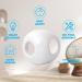 Tinabless Baby Safety Door Knob Covers 4 Pack - Childproof Locks for Kids - Reusable Baby Proof Door Handle Covers - Buy Online on GoSupps.com