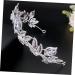 Hair Clip Headband Women Rhinestone Headwear Leaf Crown Hair Accessory Retro Decor Prom Props Tiara - Buy Online on GoSupps.com