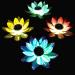 Solar Flower Light Artificial Lotus Shape Garden Pool Lamp Night Light Solar Pool Light Creative Solar Light (Color : Pink) (Yellow) - Buy Online on GoSupps.com