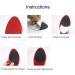 10 Pairs Self-Adhesive Anti-Slip Stick Pad for High Heels - Skid Proof Sole Sticker (Black) - Buy Online on GoSupps.com