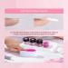 Beetles Dip Powder Nail Kit - 8 Nude Glitter Colors - Starter Kit with Gel Base, Top Coat, Activator, and Nail Tools - Misty Rose Manicure Set - Buy Online on GoSupps.com