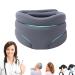 Cervicorrect neck bandage-collar against snoring soft foam neck bandage for sleeping anti-snoring neck bandage cervicorrect neck bandage supports kinn (gray)