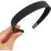scicent Headbands for Girls 2 Pieces Pearl Beaded Headbands Black and White Hair Hoops Bridal Hairbands Wedding Hair Accessories Hair Band for Washing Face - 16022 - Buy Online on GoSupps.com