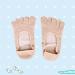 Moisturizing Gel Heel Socks 5 Toe Gel Moisturizing Socks Gel Spa Socks for Women or Men for Healing Dry Cracked Heels and Feet 1 Pair Apricot - Buy Online on GoSupps.com
