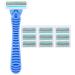 Easy trim razor manual razor manual razor hair removal razor 10 pieces 6 layers of razor shaver cutter head set