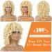 PHOENIXFLY Short Loose Curly Wig | Heat Resistant Synthetic Afro Wig for Women | Blonde/613 - Buy Online on GoSupps.com