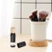 Healeved Retractable Blush Brush Refillable Loose Powder Bottle Jar Travel Makeup Brush Liquid Foundation Brush with Cap for Highlighter Contour Cosmetics B Black 2 - Buy Online on GoSupps.com