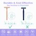 Reusable Double Edge Safety Razor for Women - Includes 5 Platinum Coated Blades | Travel Essentials for Effortless Shaving in Beige - Buy Online on GoSupps.com