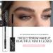 PiurUf Waterproof Eyeliner Gel Clear Eyebrow Gel Long-Lasting Fixing Gel for Natural 3D Eyebrows Black Eyeliner Pencil - Buy Online on GoSupps.com