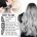 Premium Silver Hair Dye Cream | No Bleaching | Gray & Light Gray Silver Color for All Hair Types Easy Application - Buy Online on GoSupps.com