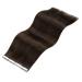 Laavoo 75cm Tape-In Real Hair Extensions - Chocolate Brown 65g Seamless 20pcs Long Hair - Buy Online on GoSupps.com