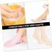 Beavorty 2 Pairs Sock Spa Soften Moisturizing Foot Silicone Gel Foot Stocking Skin Soles Moisturing Foot Moisturizing Heel Sleeves Humidor Gel Pink Sole Pad Sebs Moisturize Women's - Buy Online on GoSupps.com