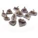 11PC / 1 Set Amethyst Geode Quartz Natural Crystals Absenteeism Hand Carved Gemstone Witchcraft Supplies Gift Stone Collection - Buy Online on GoSupps.com