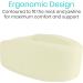 Morsa UK Neck Brace -Foam Cervical Collar - Soft Neck Support Relieves Pain & Pressure in Spine - Disc Hernia Osteoarthritis Brace Medical Grade - Can Be Used During Sleep (L) White L White - Buy Online on GoSupps.com
