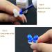 Nail Swatch Sticks Gel Nail Chart Ring Butterfly Manicure Tips - Natural Color Butterfly (100PCS) - Buy Online on GoSupps.com