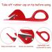 Vrose Flosi Hair Tie Cutter For Kids - 2 Topsy Tail Hair Tool & 3 Red Cutter & 500 Black Hair Elastics - No Damage Easy Grip Removal Pattern Hair Products Cute Hair Stylist Gifts For Women & Girls - Buy Online on GoSupps.com