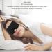 3D Sleep Mask for Side Sleepers - Light Blocking Eye Mask for Travel & Yoga | Soft Breathable & Lightweight | Unisex Black - Buy Online on GoSupps.com