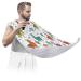 Beard Bib Apron Beard Bib Hair Catcher for Men Shaving and Trimming Non-Stick Waterproof Beard Cape Grooming Cloth Lovely Alpaca Pattern