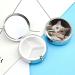 Round Travel Pill Box - 3 Compartment White Cat & Dollar Design - Portable Medicine Organizer for Purse & Pocket - Buy Online on GoSupps.com