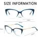 Shop Ljczka Vintage Cat Eye Blue Light Filter Glasses for Women - Metal Frame Gradient Color Anti-Fog - Buy Online on GoSupps.com