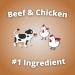 Purina Beneful Simple Goodness Pouches Bundle | Beef & Chicken Flavors | 12 ct. Box | Dry Dog Food with Paw Magnet - Buy Online on GoSupps.com