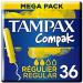 TAMPAX Compak Tampons Regular Loading Sleeve 36 Tampons