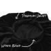 Belle Pink Magic Collection Velvet Jumbo Plus Bonnet Sleep Cap - Extra Jumbo Black - Buy Online on GoSupps.com