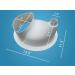 Free Range Designs Urine Separator - Compost Toilet Diverter | UK Made (White) - Buy Online on GoSupps.com