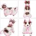 Buy Ssang Waterproof Dog Raincoat - Adjustable & Windproof Poncho Hoodie for Small & Medium Dogs (Pink M) - Buy Online on GoSupps.com