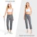 Alfiudad Women's Golf Pants - Quick Dry Lightweight Stretch Pants for Work & Casual Wear - Water Resistant with Zipper Pocket - Dark Grey (Size: Large) - Buy Online on GoSupps.com