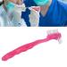 Elderly Portable Denture Cleaning Brush - Plaque Removal Tool for False Teeth - Pink - Buy Online on GoSupps.com