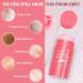 Rose Pink Clay Face Stick - Deep Pore Cleansing Blackhead Remover Mask with Rose Extract for All Skin Types | Brighten & Improve Complexion - Buy Online on GoSupps.com