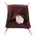 Parrot Cage Hamster House Rat Bed Rat Hammocks For Cage Hamster Cage Accessories Bird House Squirrel Sleeping Bag Rat Hammocks Ferret Hammocks brown l Brown L