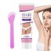 Hair Removal Cream Skin Lotion with Squeegee 120g - Hair Removal Cream for Pubic Area | For Intimate Area Legs Underarms Back and Bikini Lines