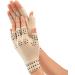Buy Collections Etc Magnetic Arthritis Therapy Fingerless Compression Gloves - Nude Beige Large | International Shipping Available - Buy Online on GoSupps.com