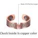 MagEnergy Copper Magnetic Rings for Men - Adjustable Pain Relief Therapy Ring (5pcs) | Copper/D - Buy Online on GoSupps.com