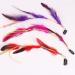 Set of 6 Boho Hippie Handmade Hair Extensions with Feather Clips - DIY Accessories for Women - Buy Online on GoSupps.com