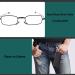 Buy Foldable Mini Metal Blue Light Filter Reading Glasses - Lightweight Anti-Blue Computer Glasses for Men & Women - Includes Gray Case - 2.5x Magnification - Buy Online on GoSupps.com