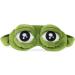 Unisex 3D Cute Frog Eye Mask Cover - Green Cartoon Sad Frog Design for Sleeping, Rest, Travel - Funny Anime Gift - Buy Online on GoSupps.com