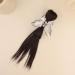 Natural Looking Shuttlecock Head Clip Easy To Use Butterfly Hair Claws Hairpin Accessory For Fashionable Women Black - Buy Online on GoSupps.com