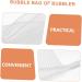 Baluue 12pcs Foaming Mesh Cleansing Bag Soap Saver Mesh Net Soap Bags Drawstring Soap Sack Mesh White Pp - Buy Online on GoSupps.com