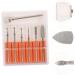 Beavorty 1Set grinding head set ceramic tools hand wisking tool electric nail gel polish remover cuticle drill bit nail drill attachments manicure Nail Drill Head Nail Drill Accessories - Buy Online on GoSupps.com
