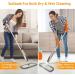 MEXERRIS Microfiber Spray Mop for Floor Cleaning - 360 Rotatable Wet Dry Dust Kitchen Mop with Refillable Bottle - Ideal for Hardwood, Laminate, Tiles - Includes 3 Reusable Pads and 1 Scrubber - 3 Refills Included - Buy Online on GoSupps.com