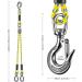 Dolibest 16ft Boat Tow Harness with 3 Stainless Steel Hooks for 1-4 Rider Towable Tube - Buy Online on GoSupps.com