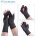 AovYoo Fingerless Arthritis Compression Gloves - 2 Pairs for Hand Pain Relief | Raynauds, Rheumatoid, Osteoarthritis Wrist Supports - Grey - Buy Online on GoSupps.com